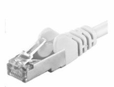 Premiumcord Patch kabel Cat6a S-FTP, AWG 26/7, délka 7m, bílá