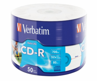 VERBATIM 43794 Verbatim CD-R spindle 50 700MB 52x INKJET ...