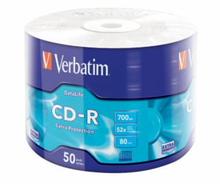 Verbatim CD-R 700 MB 52x 50 sztuk (43787)