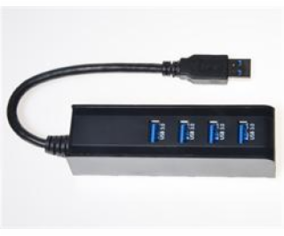 PremiumCord USB 3.0 Superspeed HUB 4-portový