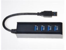 PremiumCord USB 3.0 Superspeed HUB 4-portový