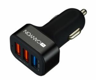 CANYON auto nabíječka C-07, 1xUSB-A Quick Charge QC3.0 + ...