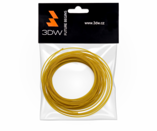 3DW - ABS filament 1,75mm zlatá,10m, tisk 200-230°C