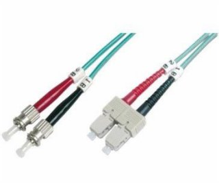 Digitus Fiber Optic Patch Cord, ST to SC Multimode 50/125...