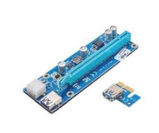 Akyga Riser PCI-E 1x - 16x USB 3.0/55cm/15cm