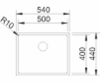 Blanco CLARON 500-U Durinox