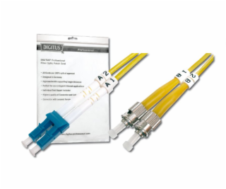 Digitus Fiber Optic Patch Cord, LC to ST OS2, Singlemode ...