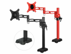 ARCTIC Z1 red - single monitor arm with USB Hub in