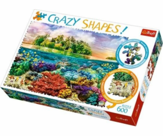 Trefl Puzzle 600 Elements Crazy Shapes - Tropical Island