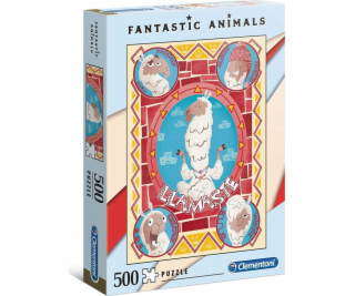 Puzzle 500 elementów Fantastic Animals - Llamaste