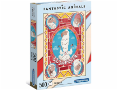 Puzzle 500 elementów Fantastic Animals - Llamaste