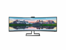 Philips 499P9H 49  W-LED / VA / 5120x1440 / 450cd/m2 / 5ms / HDMI / DP / USB-C / USB / LAN / repro