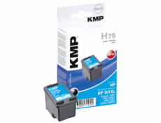 KMP H75 ink cartridge black compatible with HP CH 563 EE