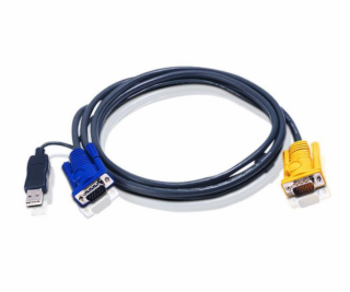 ATEN 5M USB KVM Cable with 3 in 1 SPHD and built-in PS/2 ...