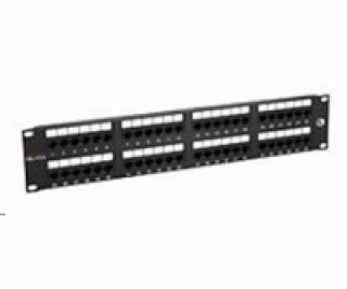 Solarix 19  Patch panel 48 x RJ45 CAT5E UTP 150 MHz černý...