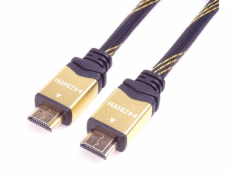 PREMIUMCORD Kabel HDMI 2.0 High Speed + Ethernet kabel HQ, zlacené konektory, 5m