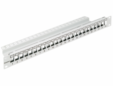 19  patchpanel pro 24 modulu SFA/SFB, neosazený, 1U,RAL 7035