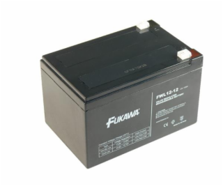 akumulátor FUKAWA FW 12-12 (12V; 12Ah; faston 6,3mm; živo...