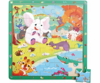 Hra Playme Puzzle &amp; Wooden Jungle Game