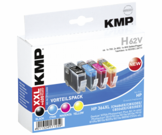 KMP H62V Promo Pack BK/C/M/Y compatible with HP No. 364 XL