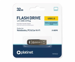 Pendrive Platinet S-DEPO, 32 GB  (PMFMS32)