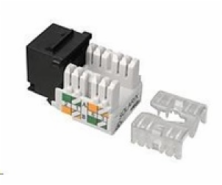 Solarix Keystone CAT5E UTP RJ45 cerný, svorkovnice 90°, S...