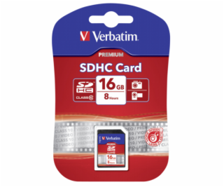 Verbatim SDHC karta 16GB Class 10