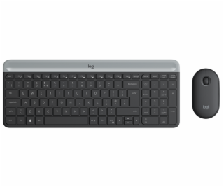 set Logitech slim Wireless MK470 - graphite, US