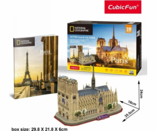 Cubicfun PUZZLE 3D NATIONAL GEO NOTR DAME DE PARIS