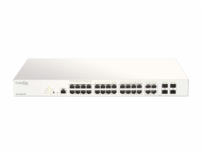 D-Link DBS-2000-28P 28-Port Gigabit PoE+ Nuclias Smart Managed Switch including 4x 1G Combo Ports, 193W (With 1Y Lic)