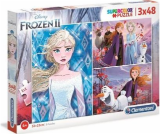 Clementoni Puzzle 3x48el Frozen 2 25240