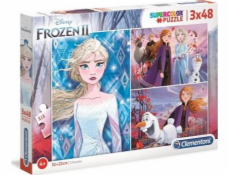 Clementoni Puzzle 3x48el Frozen 2 25240