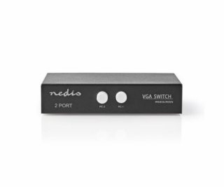 Nedis CSWI5902BK - 2portový | VGA Přepínač | Černý