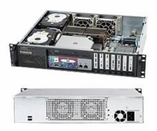 SUPERMICRO 2U chassis (Short Depth 14,5 ) 2x 3,5  Fix, fr...