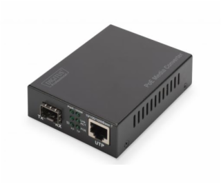 DIGITUS Professional Gigabit PoE media converter, RJ45 / ...