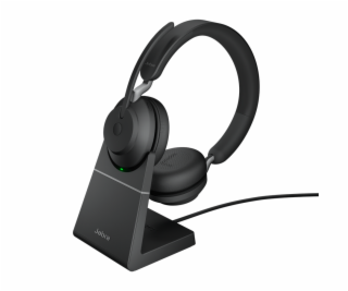 Jabra Evolve2 65/Stereo/USB/BT/Bezdrát/Stand/Černá