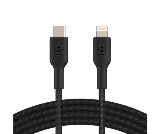 Belkin USB-C kabel s lightning konektorem, 1m, černý - od...