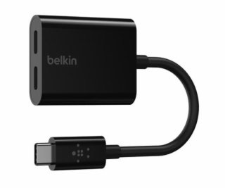 Belkin CONNECT USB-C audio/napájací adaptér čierny