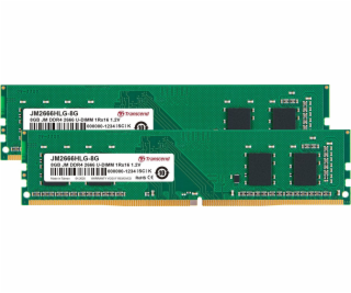 Transcend paměť 16GB DDR4 2666 U-DIMM (JetRam) KIT (2x8GB...