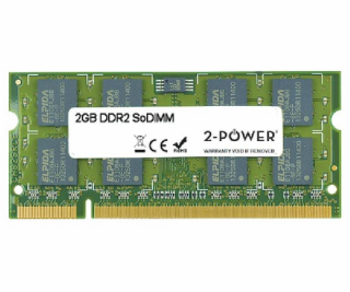 2-Power 2GB PC2-5300S 667MHz DDR2 CL5 SoDIMM 2Rx8 (DOŽIVO...