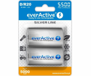 EverActive Akumulator Silver Line D / R20 5500mAh 2 szt.