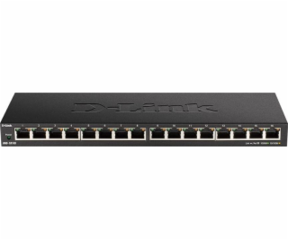 D-Link DGS-1016S 16-Port 10/100/1000Mbps Unmanaged Gigabi...