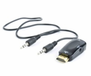 C-Tech Adaptér HDMI na VGA + Audio, M/F