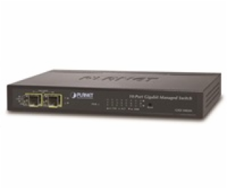 PLANET GSD-1002M gigabit L2/L4 switch 8x TP, 2x SFP, DC/P...