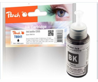 PEACH kompatibilní cartridge Epson 774BK, C13T774140 blac...