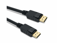 PremiumCord DisplayPort 1.4 přípojný kabel M/M, zlacené konektory, 5m