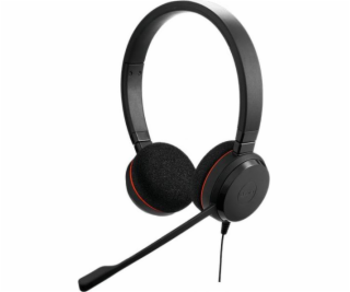 Jabra Evolve 20/Stereo/USB-C/Drát/MS/Černá