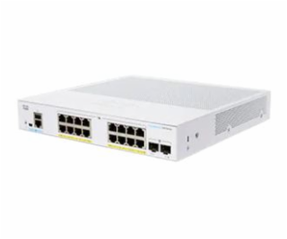 Cisco CBS350-16P-2G-EU 16-port GE Managed Switch, 16x GbE...