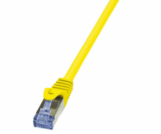 LogiLink Patchcord, CAT6A, S/FTP, PIMF, 0,5m, żółty (CQ30...