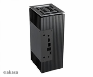 AKASA skříň Turing FX, fanless case, černá